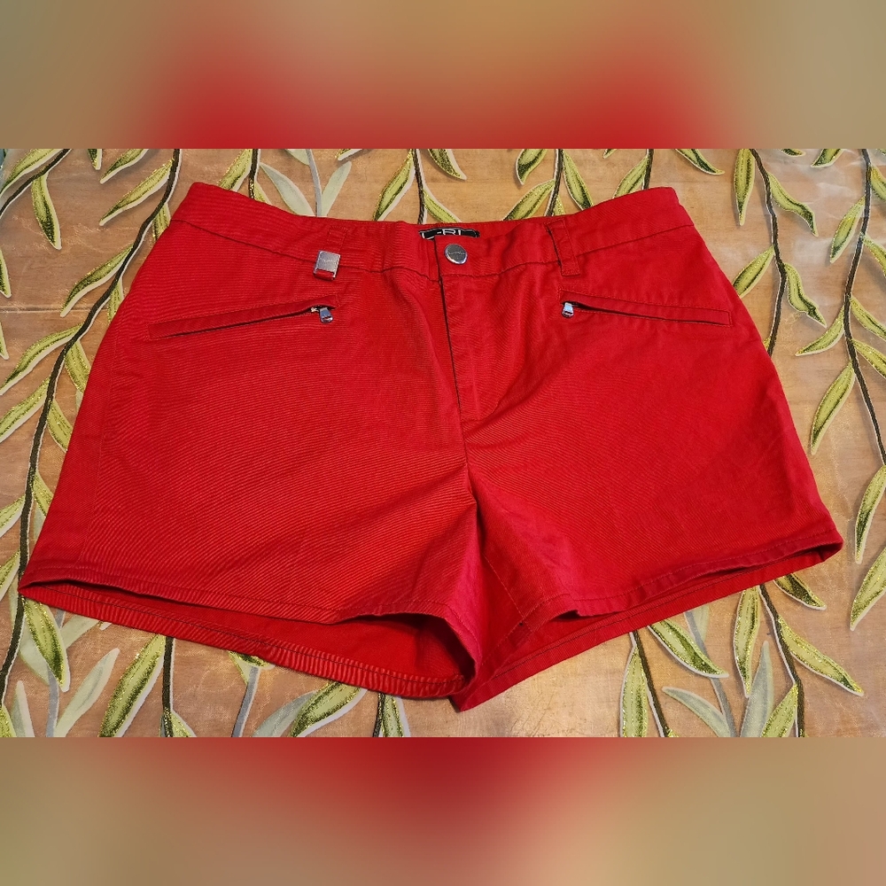 🏝 Lauren Ralph Lauren High Waist Scarlet Women's Shorts